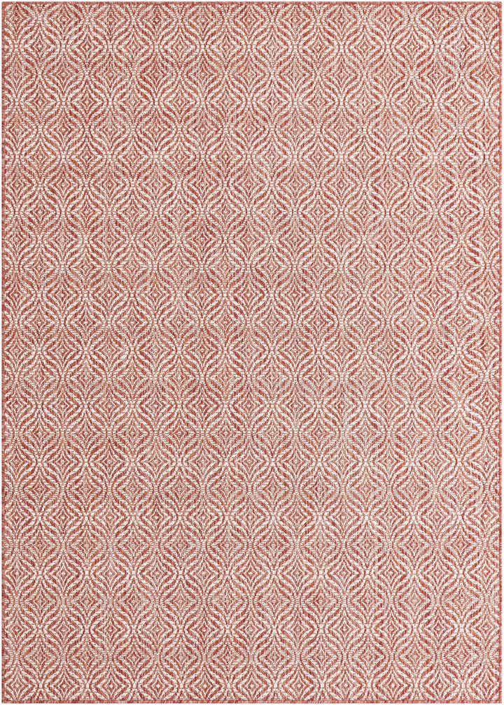 5' 3 x 8' Easy-Clean Trellis Indoor / Outdoor Rug