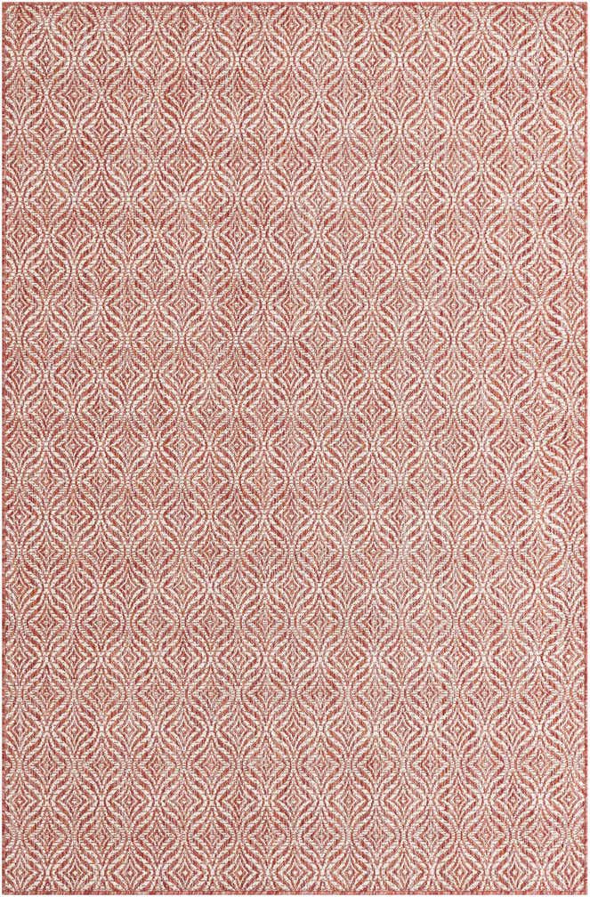 5' 3 x 8' Easy-Clean Trellis Indoor / Outdoor Rug