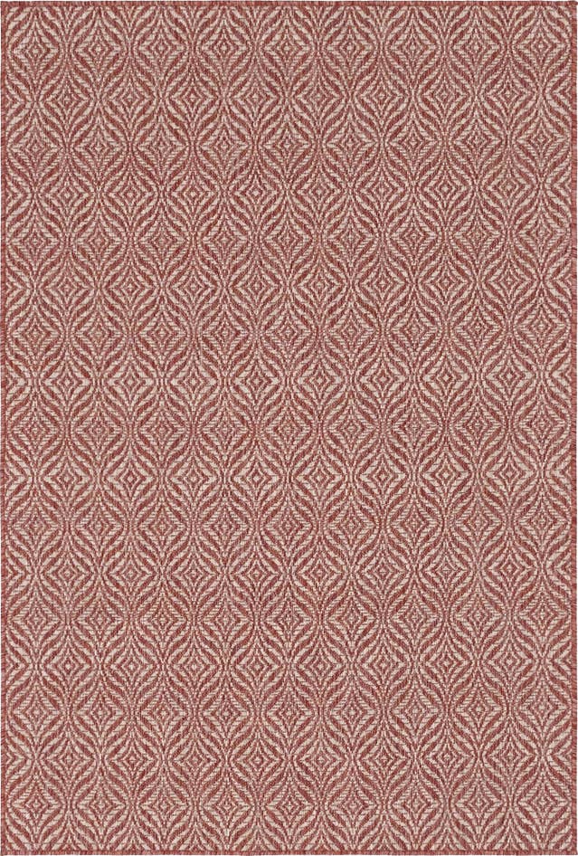 Detail image of 4' x 6' Easy-Clean Trellis Indoor / Outdoor Rug
