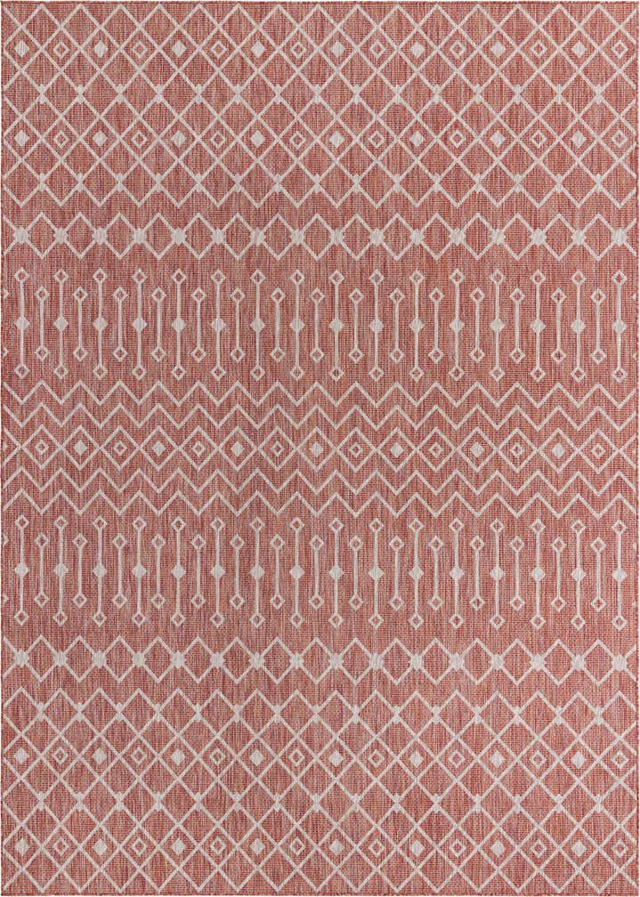 10' x 14' Easy-Clean Trellis Indoor / Outdoor Rug