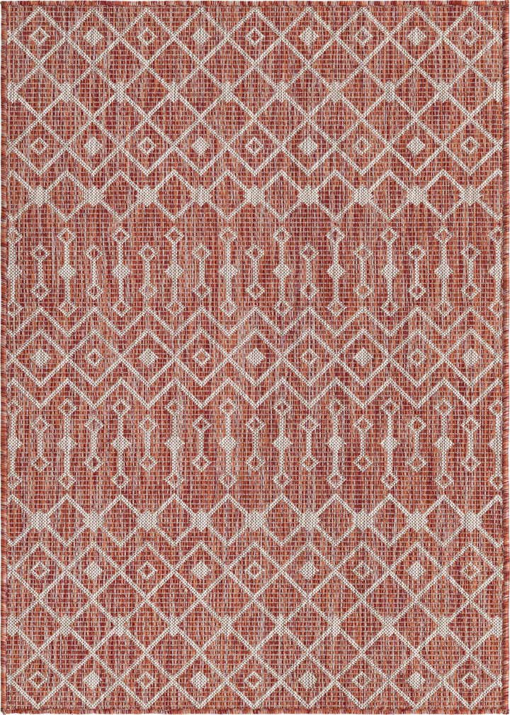 3' x 5' 3 Easy-Clean Trellis Indoor / Outdoor Rug