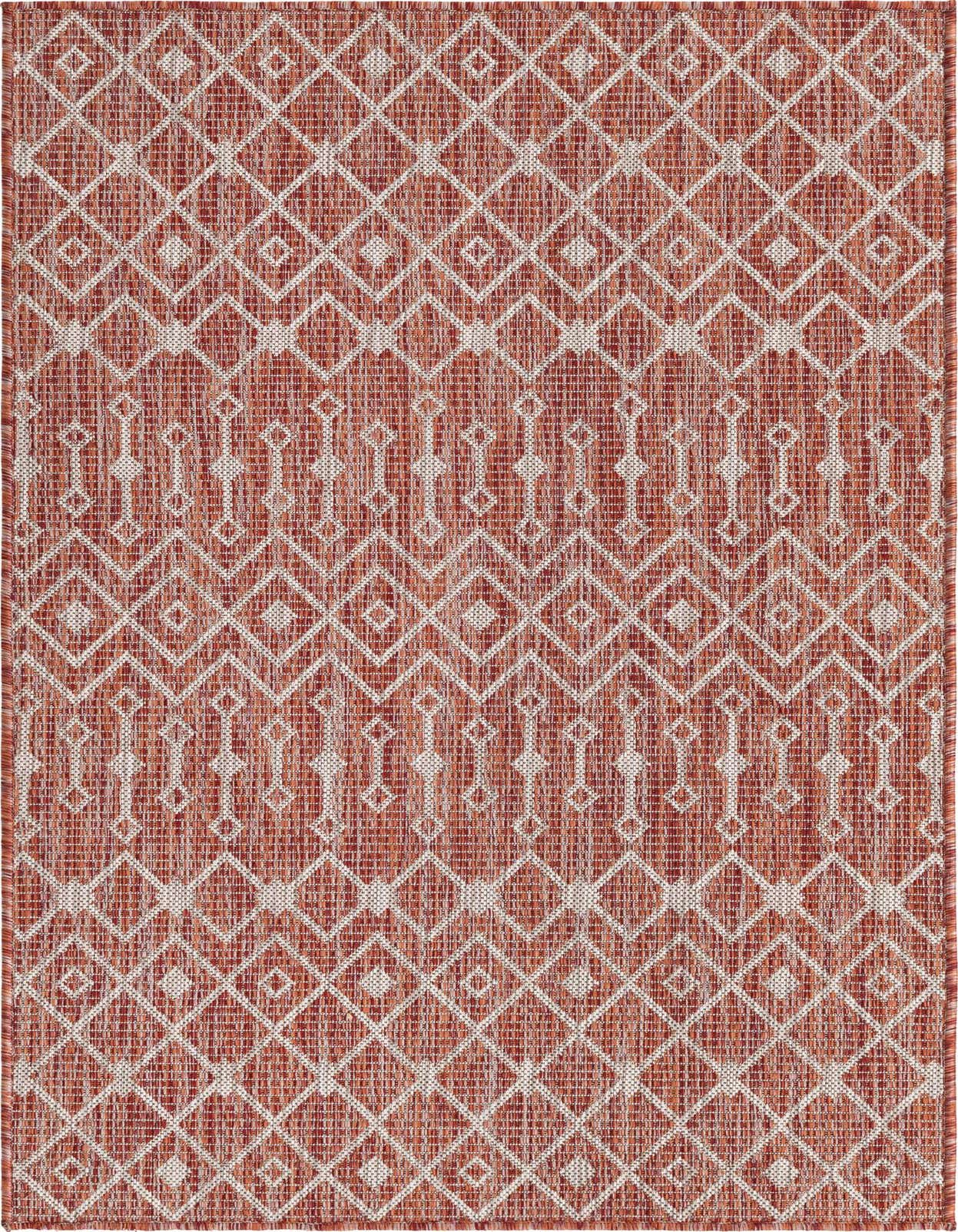 3' x 5' 3 Easy-Clean Trellis Indoor / Outdoor Rug