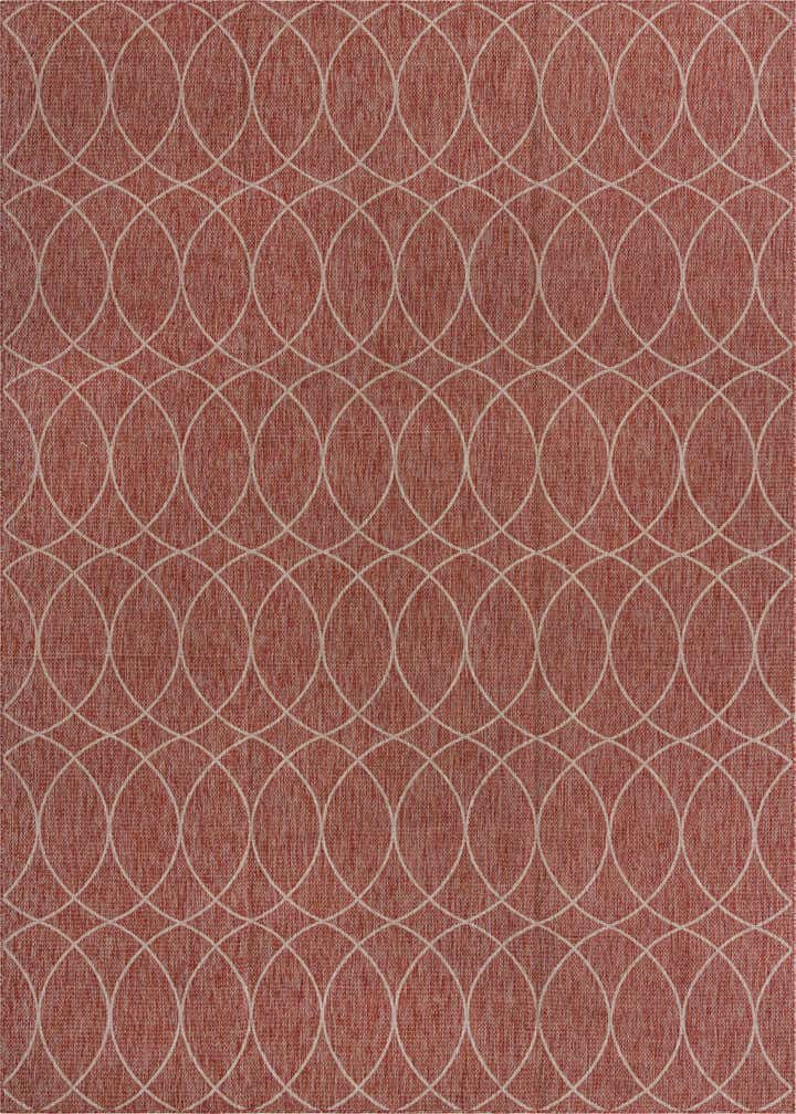 10' x 14' Easy-Clean Trellis Indoor / Outdoor Rug