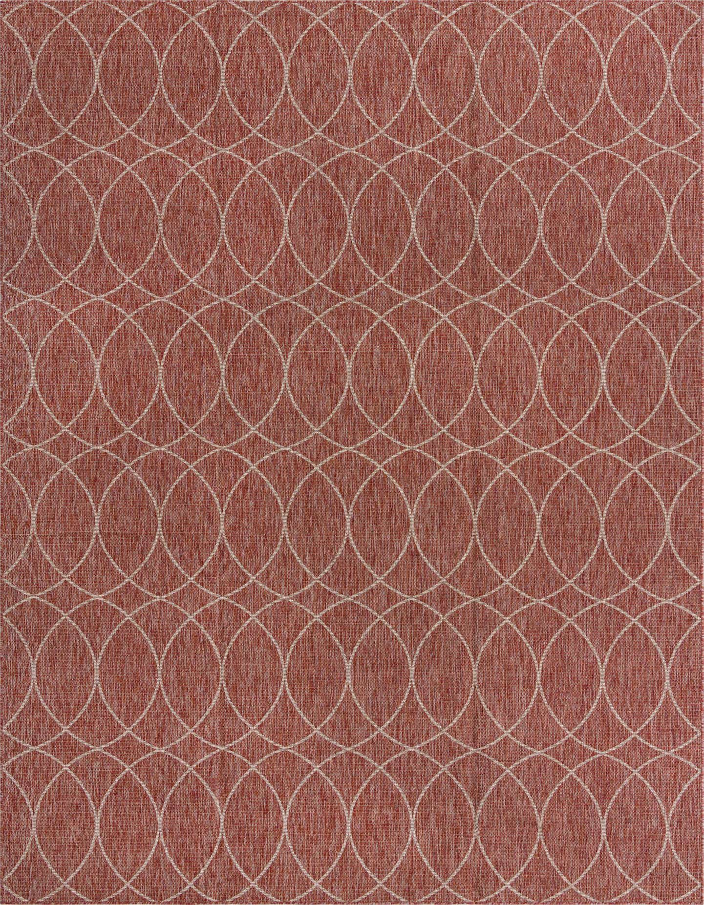 10' x 14' Easy-Clean Trellis Indoor / Outdoor Rug
