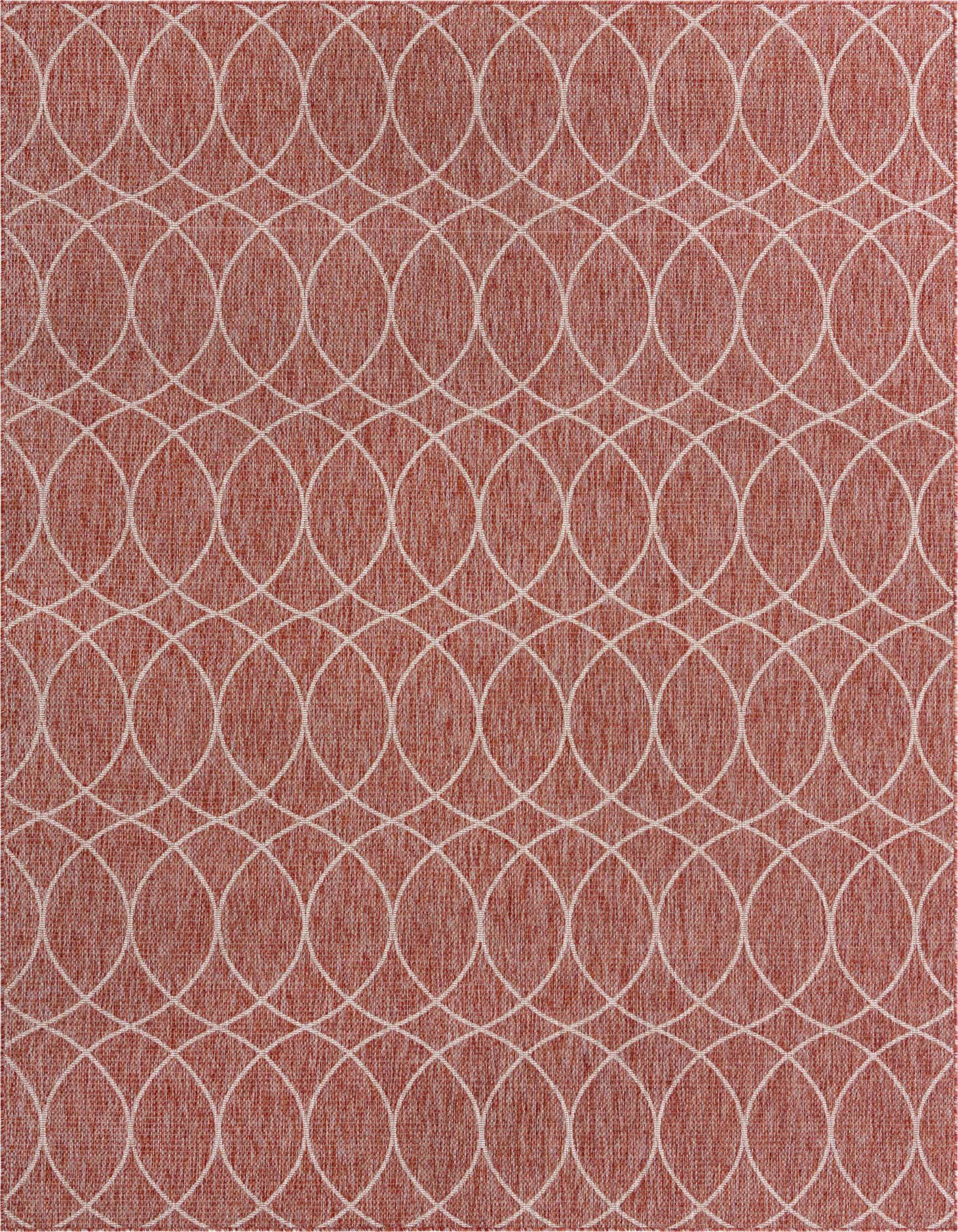9' x 12' Easy-Clean Trellis Indoor / Outdoor Rug