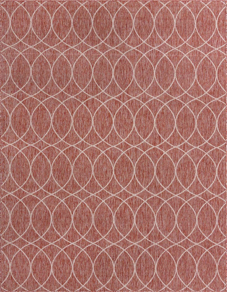 Detail image of 9' x 12' Easy-Clean Trellis Indoor / Outdoor Rug