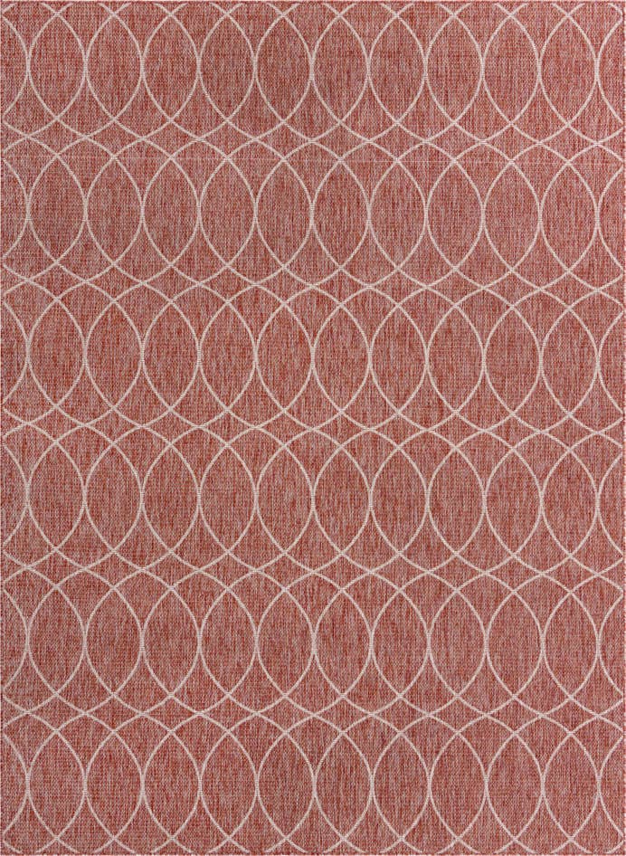 Detail image of 9' x 12' Easy-Clean Trellis Indoor / Outdoor Rug