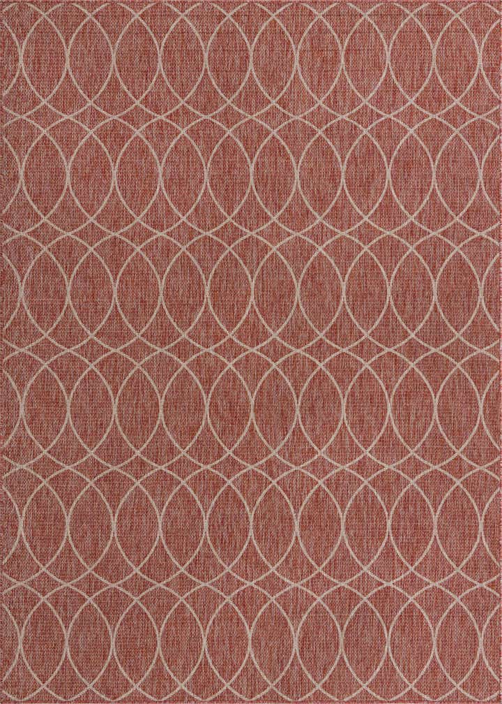 7' 10 x 11' Easy-Clean Trellis Indoor / Outdoor Rug