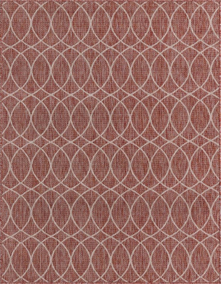 Detail image of 5' 3 x 8' Easy-Clean Trellis Indoor / Outdoor Rug