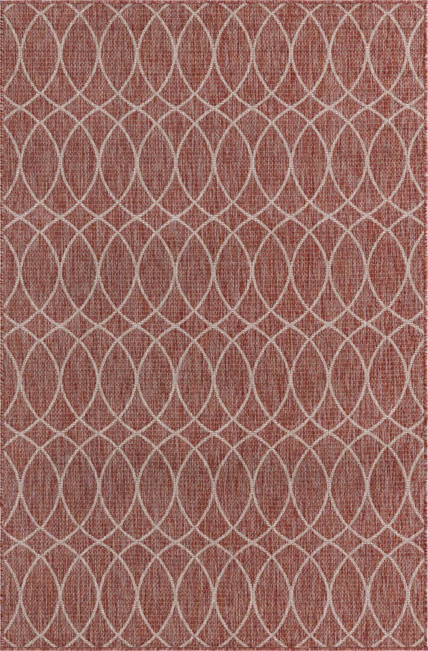 Detail image of 5' 3 x 8' Easy-Clean Trellis Indoor / Outdoor Rug