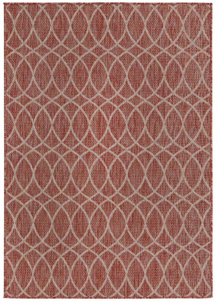 4' x 6' Easy-Clean Trellis Indoor / Outdoor Rug