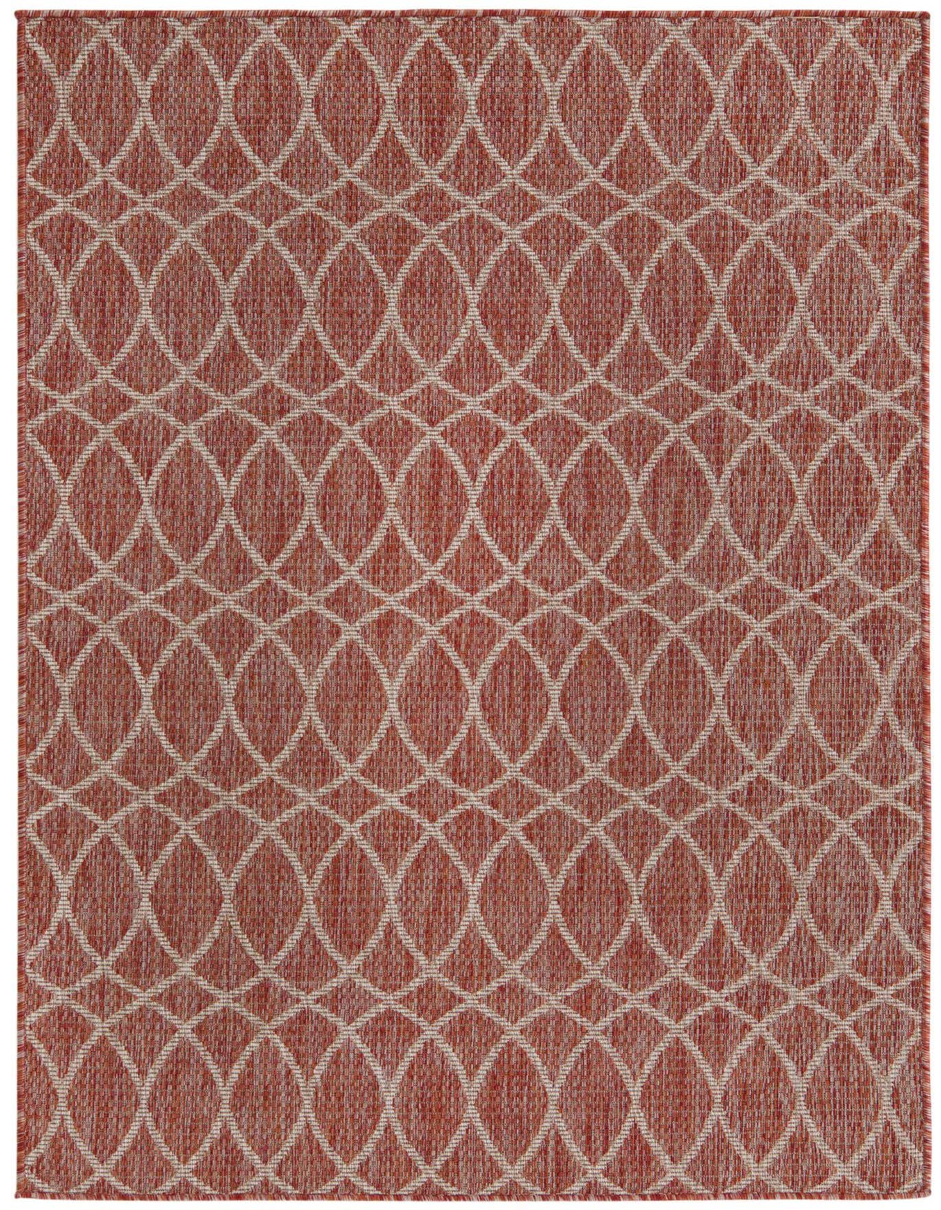 4' x 6' Easy-Clean Trellis Indoor / Outdoor Rug