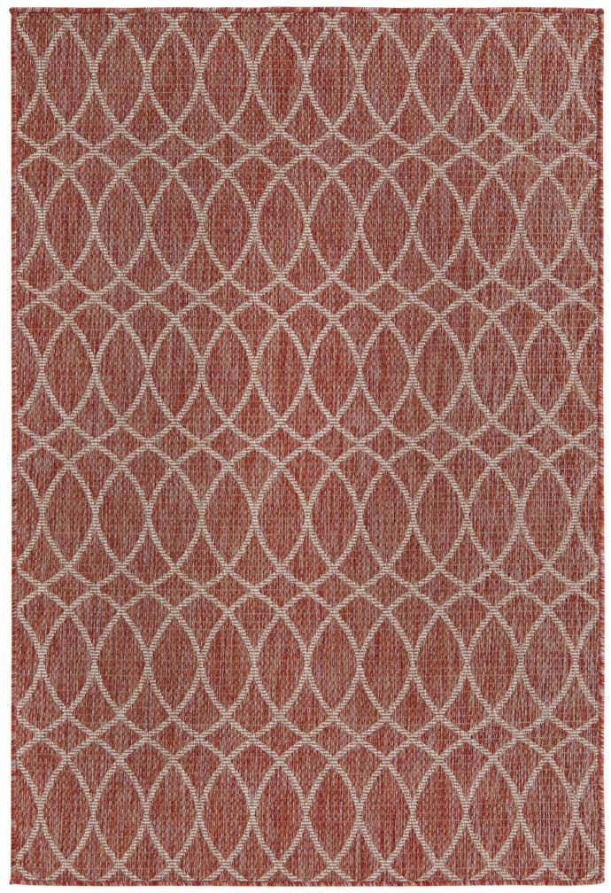 4' x 6' Easy-Clean Trellis Indoor / Outdoor Rug