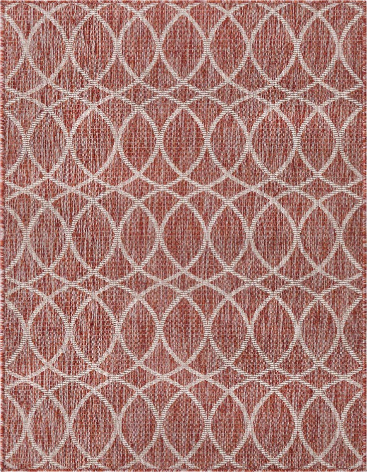 Detail image of 3' x 5' 3 Easy-Clean Trellis Indoor / Outdoor Rug