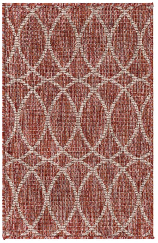 60cm x 95cm Leicht zu reinigen Trellis Innen- / Außenbereich Teppich