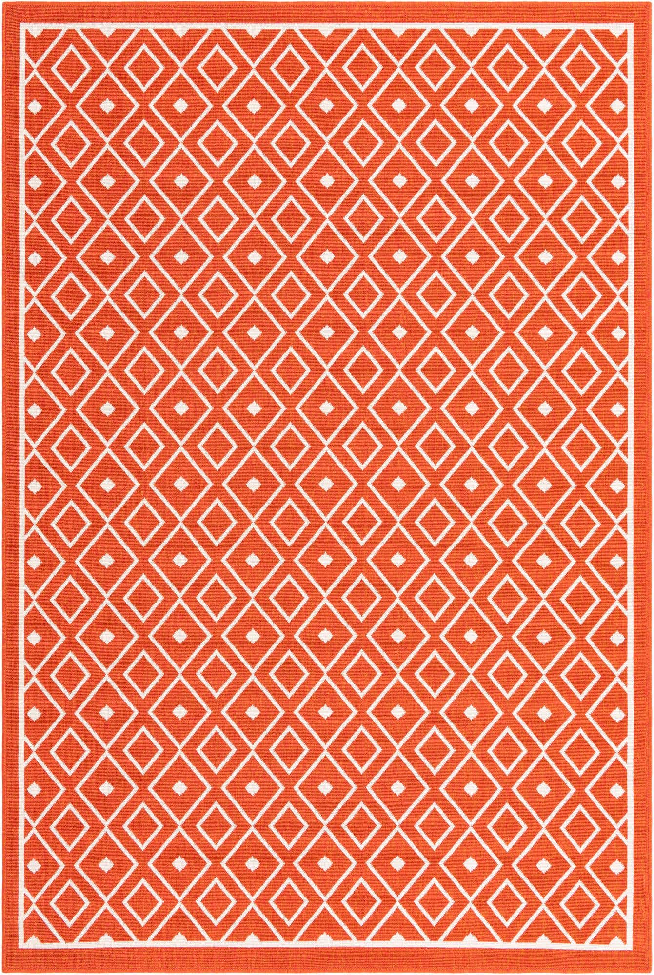 6' x 9' Easy-Clean Trellis Indoor / Outdoor Rug