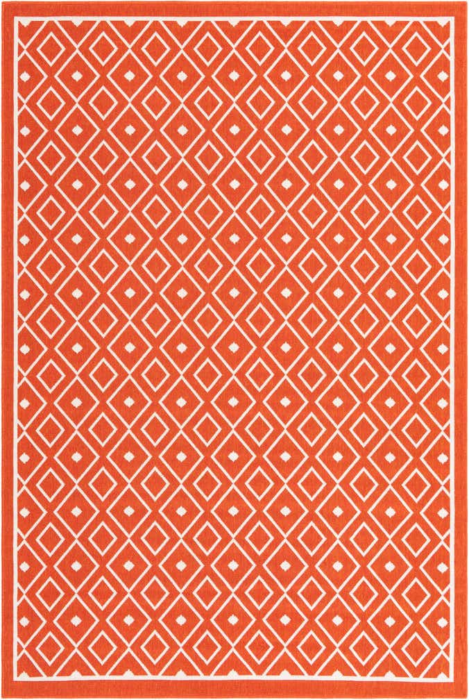 6' x 9' Easy-Clean Trellis Indoor / Outdoor Rug