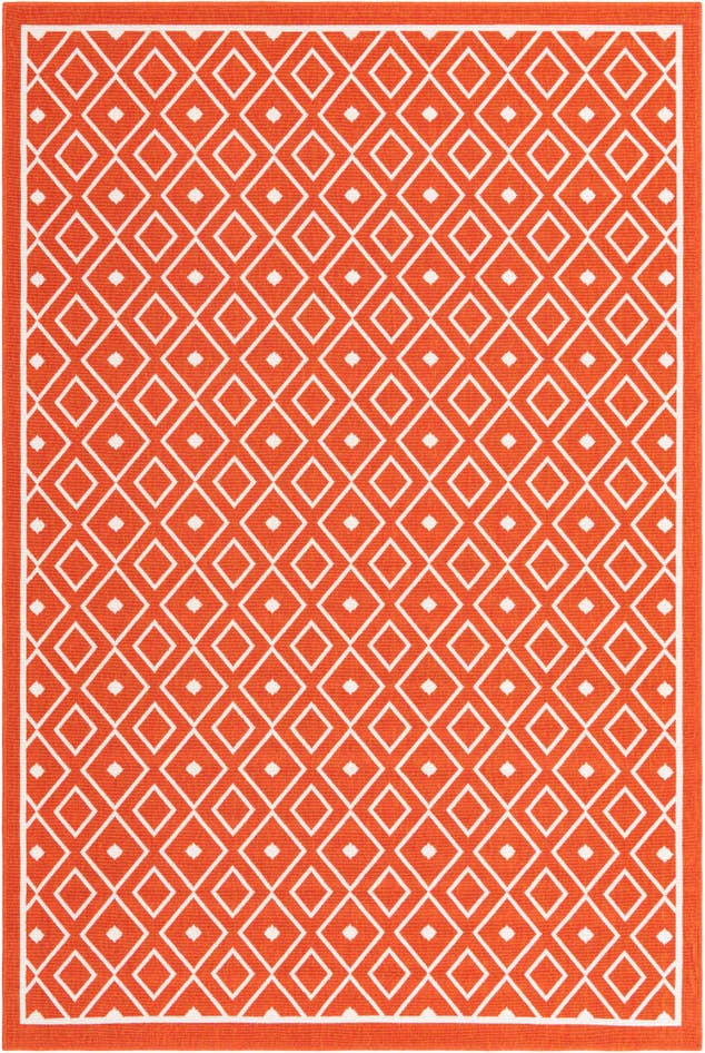 Detail image of 6' x 9' Easy-Clean Trellis Indoor / Outdoor Rug