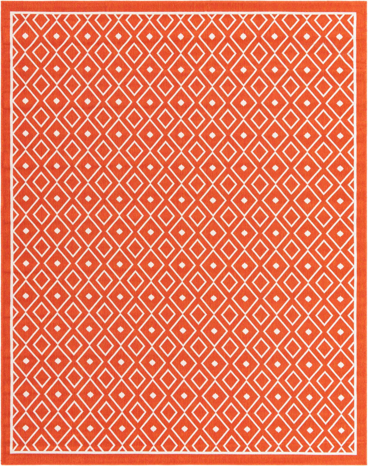 7' 10 x 10' Easy-Clean Trellis Indoor / Outdoor Rug