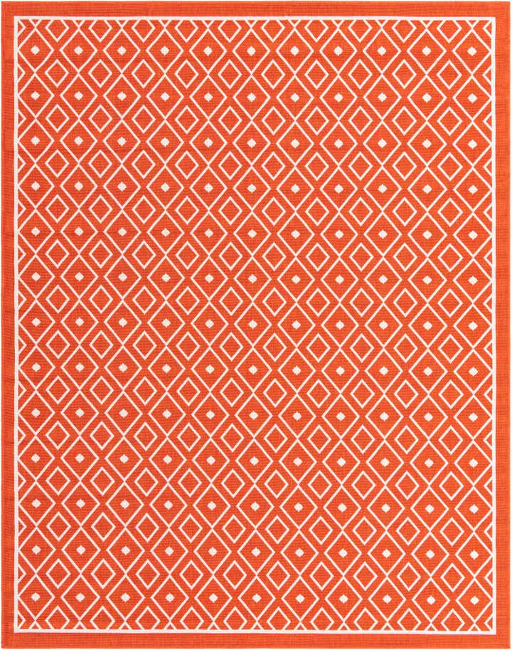 7' 10 x 10' Easy-Clean Trellis Indoor / Outdoor Rug