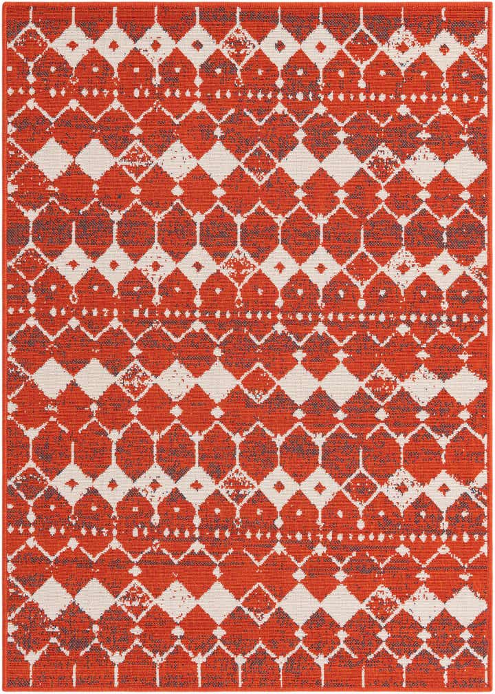 4' x 6' Easy-Clean Trellis Indoor / Outdoor Rug