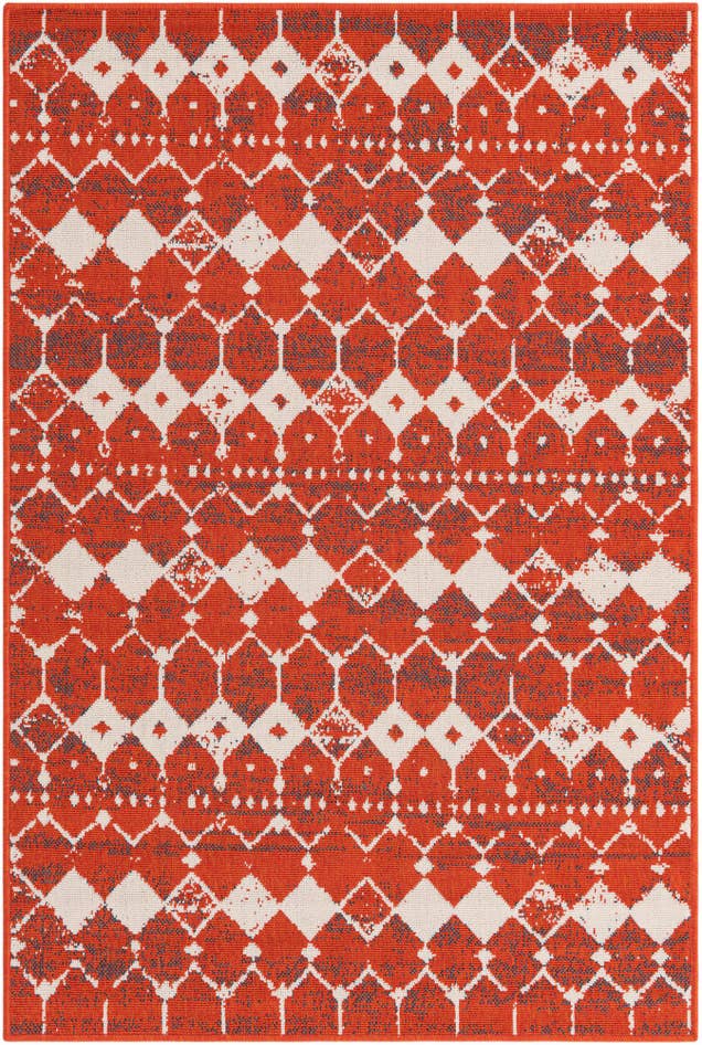 Detail image of 4' x 6' Easy-Clean Trellis Indoor / Outdoor Rug