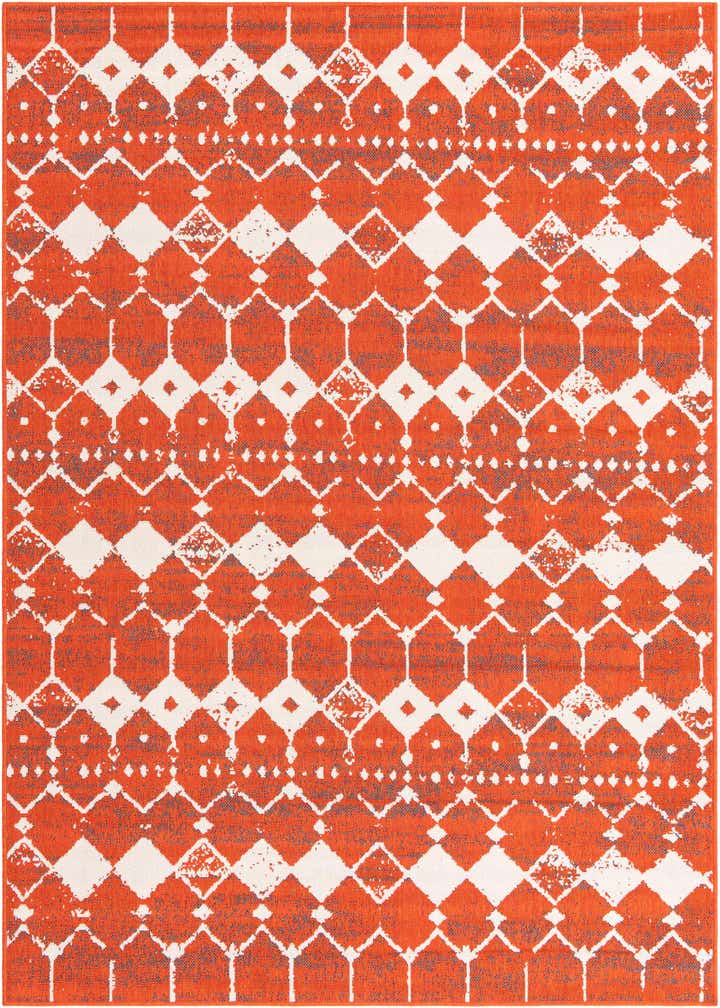 6' x 9' Easy-Clean Trellis Indoor / Outdoor Rug