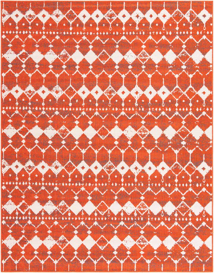 7' 10 x 10' Easy-Clean Trellis Indoor / Outdoor Rug