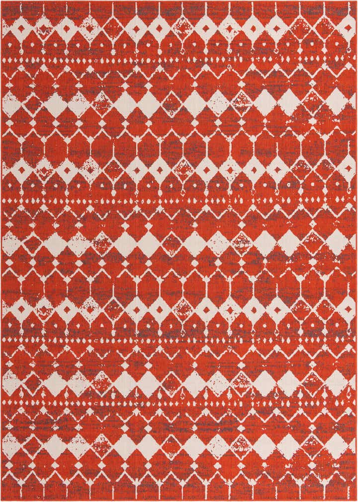 9' x 12' Easy-Clean Trellis Indoor / Outdoor Rug