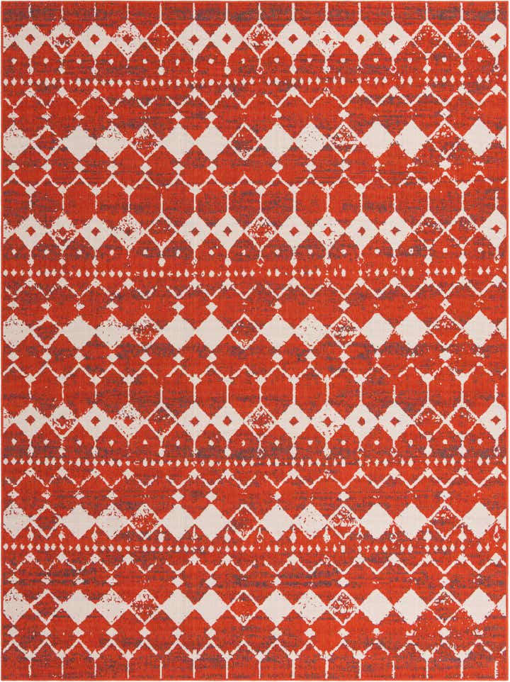 9' x 12' Easy-Clean Trellis Indoor / Outdoor Rug