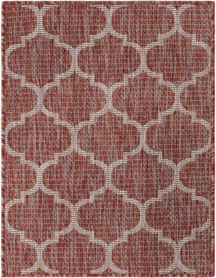 Detail image of 2' x 3' 1 Easy-Clean Trellis Indoor / Outdoor Rug