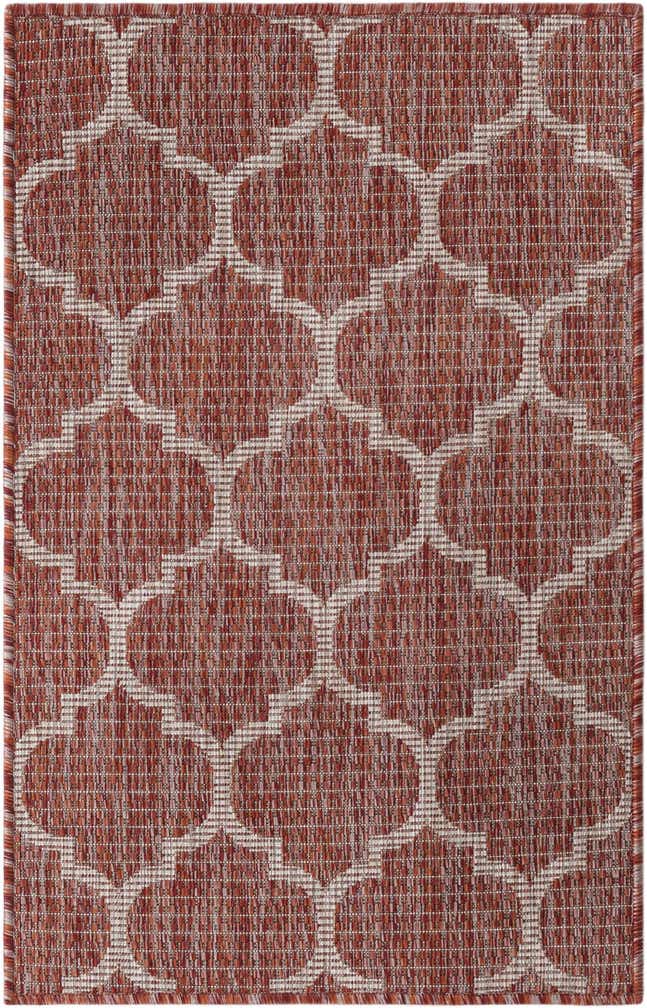 2' x 3' 1 Easy-Clean Trellis Indoor / Outdoor Rug
