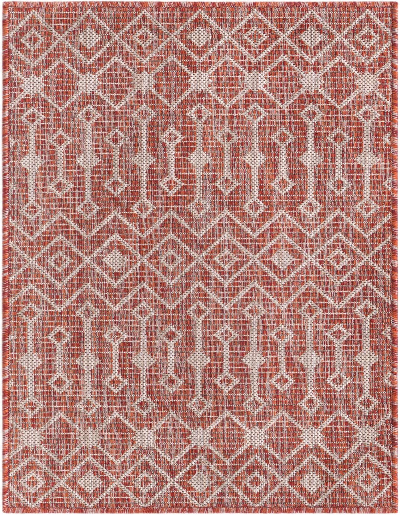 2' x 3' 1 Easy-Clean Trellis Indoor / Outdoor Rug
