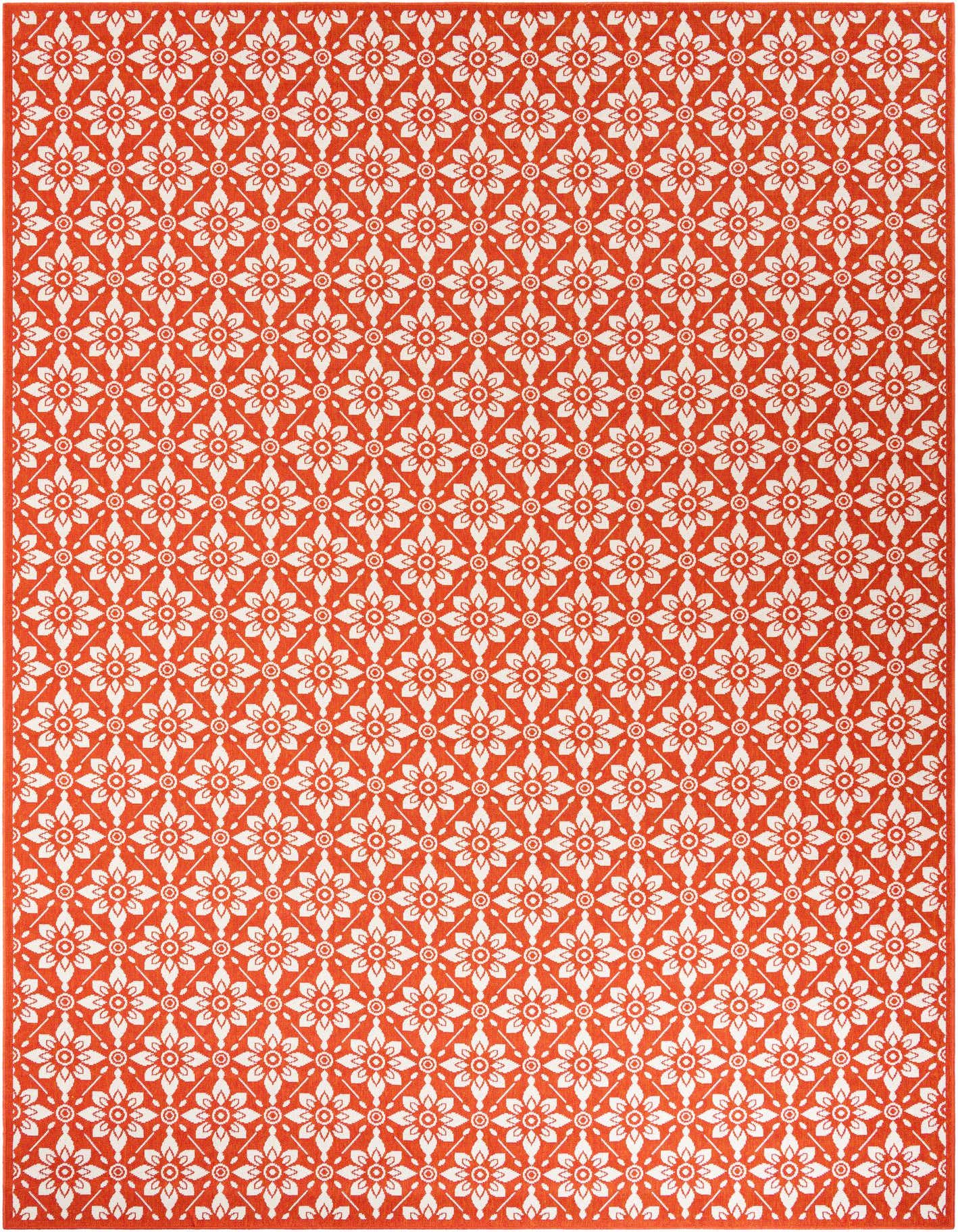 10' x 14' Easy-Clean Trellis Indoor / Outdoor Rug