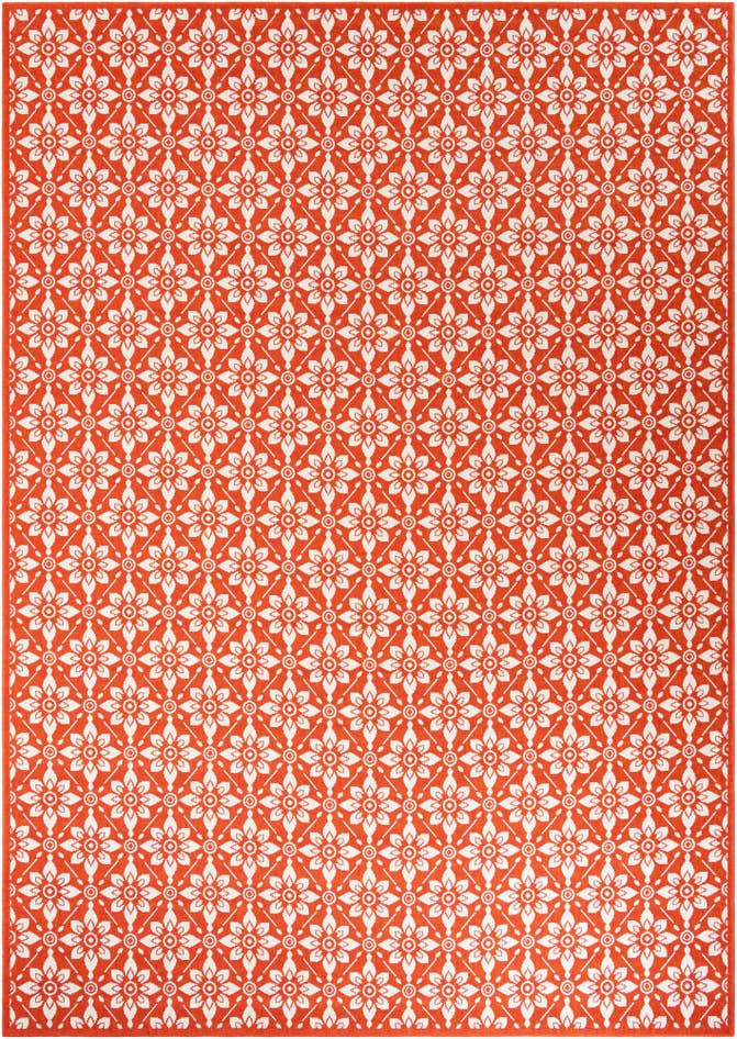 Detail image of 10' x 14' Easy-Clean Trellis Indoor / Outdoor Rug
