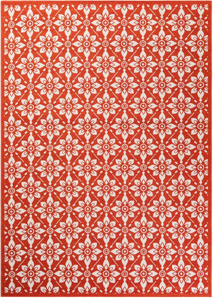 6' x 9' Easy-Clean Trellis Indoor / Outdoor Rug
