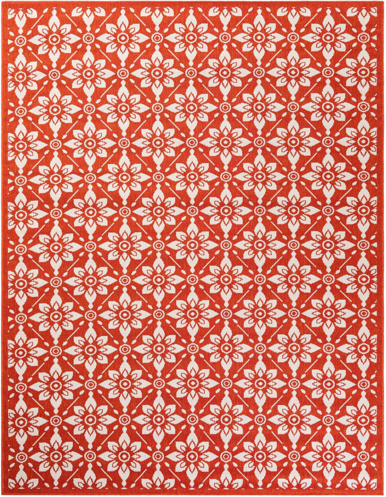6' x 9' Easy-Clean Trellis Indoor / Outdoor Rug