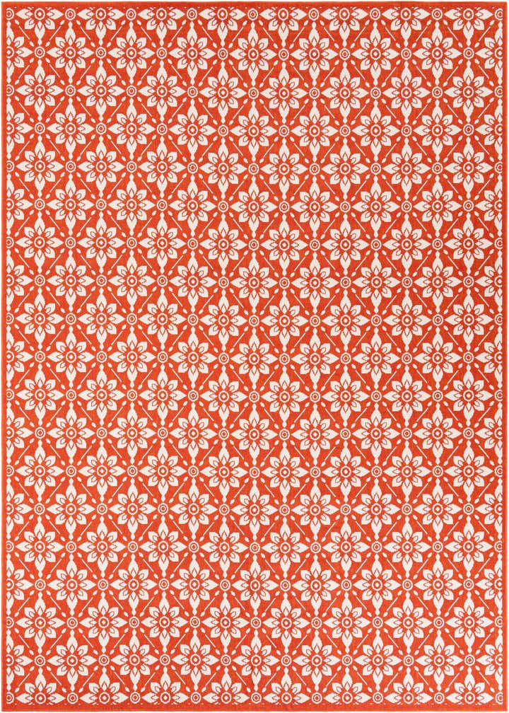 9' x 12' Easy-Clean Trellis Indoor / Outdoor Rug
