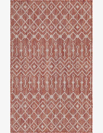 3' x 5' 3 Easy-Clean Trellis Indoor / Outdoor Rug