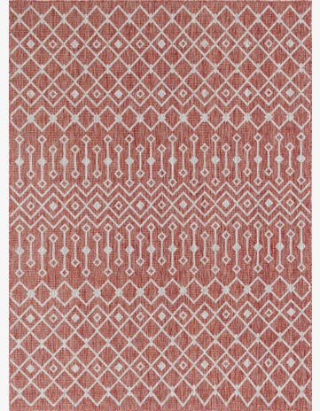 7' 10 x 11' Easy-Clean Trellis Indoor / Outdoor Rug
