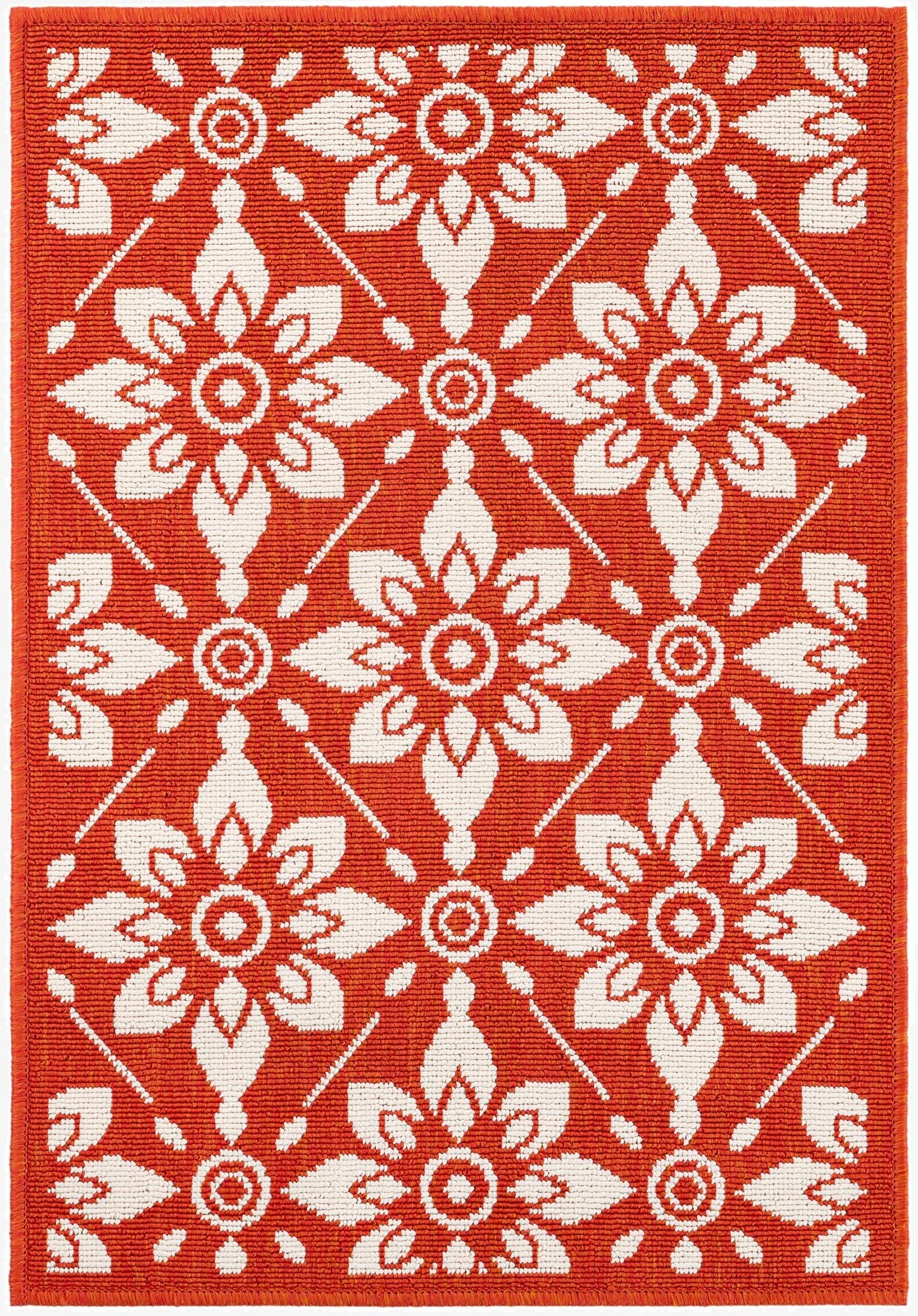 2' x 3'  Washable Trellis Indoor / Outdoor Rug