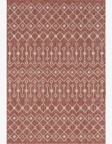 4' x 6' Easy-Clean Trellis Indoor / Outdoor Rug