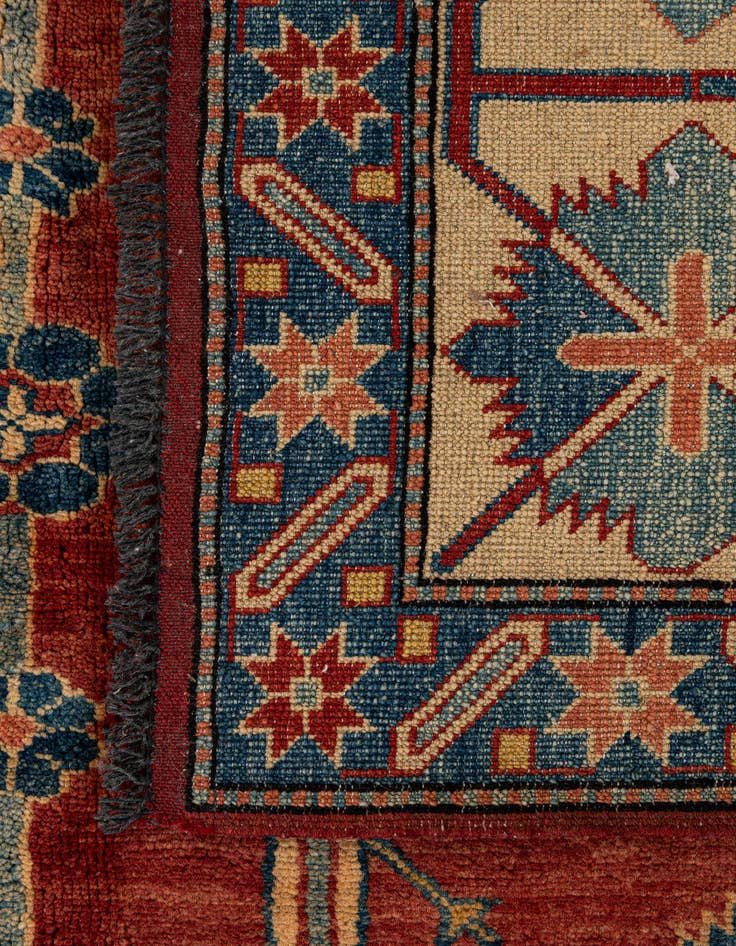 Detail image of 8' 7 x 11' 9  Hand Knotted Peshawar Ziegler Wool Rug
