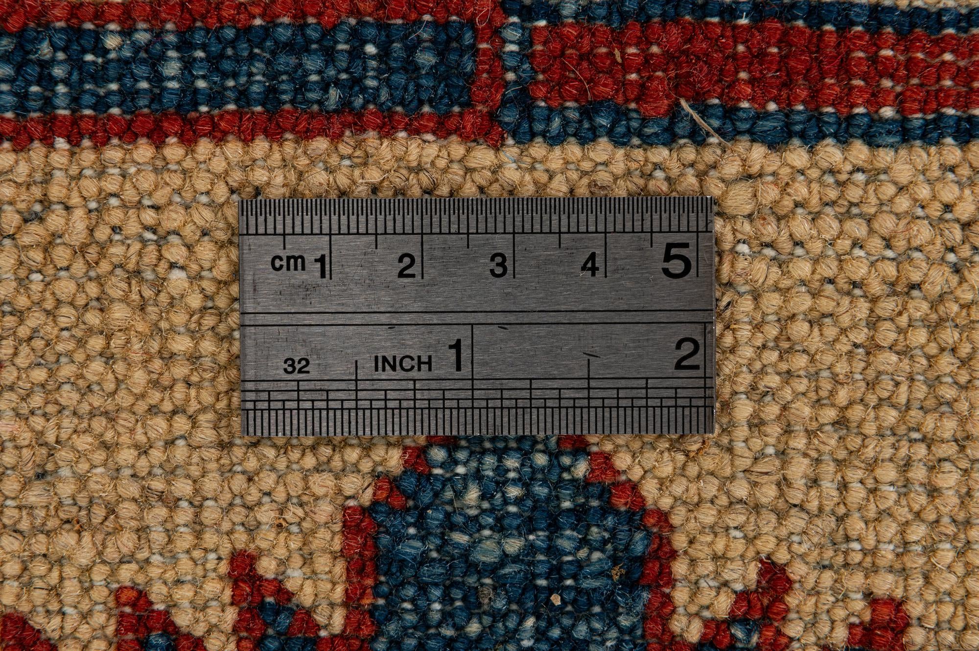8' 7 x 11' 9 Hand Knotted Peshawar Ziegler Wool Rug