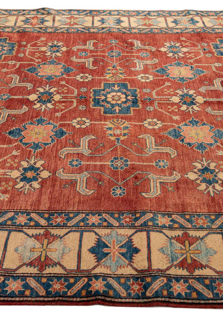 8' 7 x 11' 9 Hand Knotted Peshawar Ziegler Wool Rug