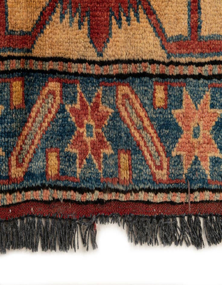 Detail image of 8' 7 x 11' 9 Hand Knotted Peshawar Ziegler Wool Rug