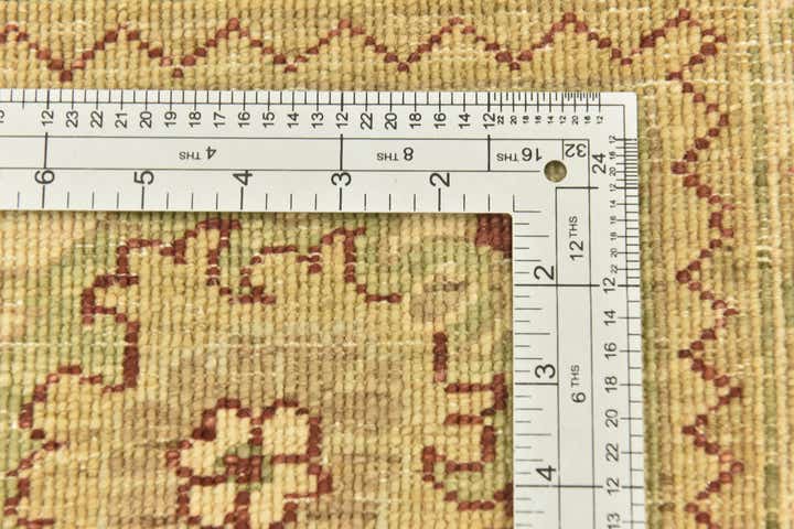 6' 10 x 8' 1 Hand Knotted Peshawar Ziegler Rug