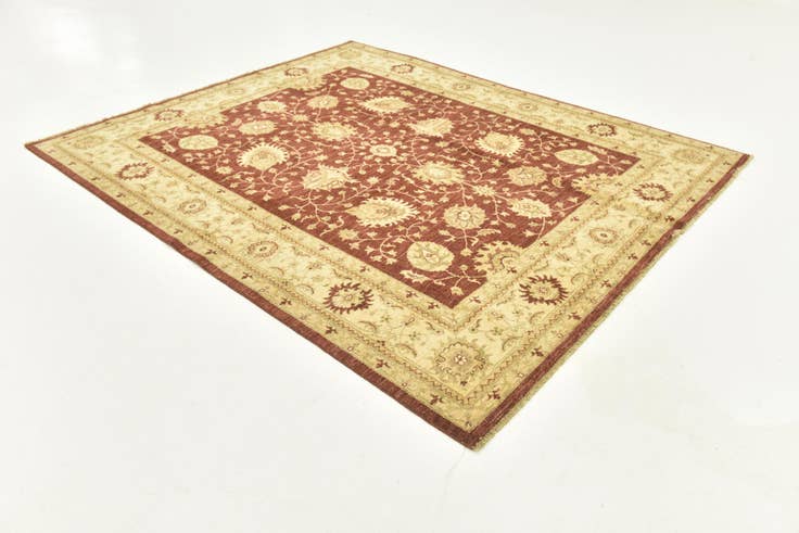 Detail image of 6' 10 x 8' 1 Hand Knotted Peshawar Ziegler Rug