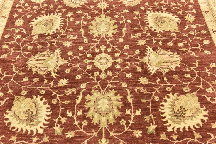 Detail image of 6' 10 x 8' 1 Hand Knotted Peshawar Ziegler Rug