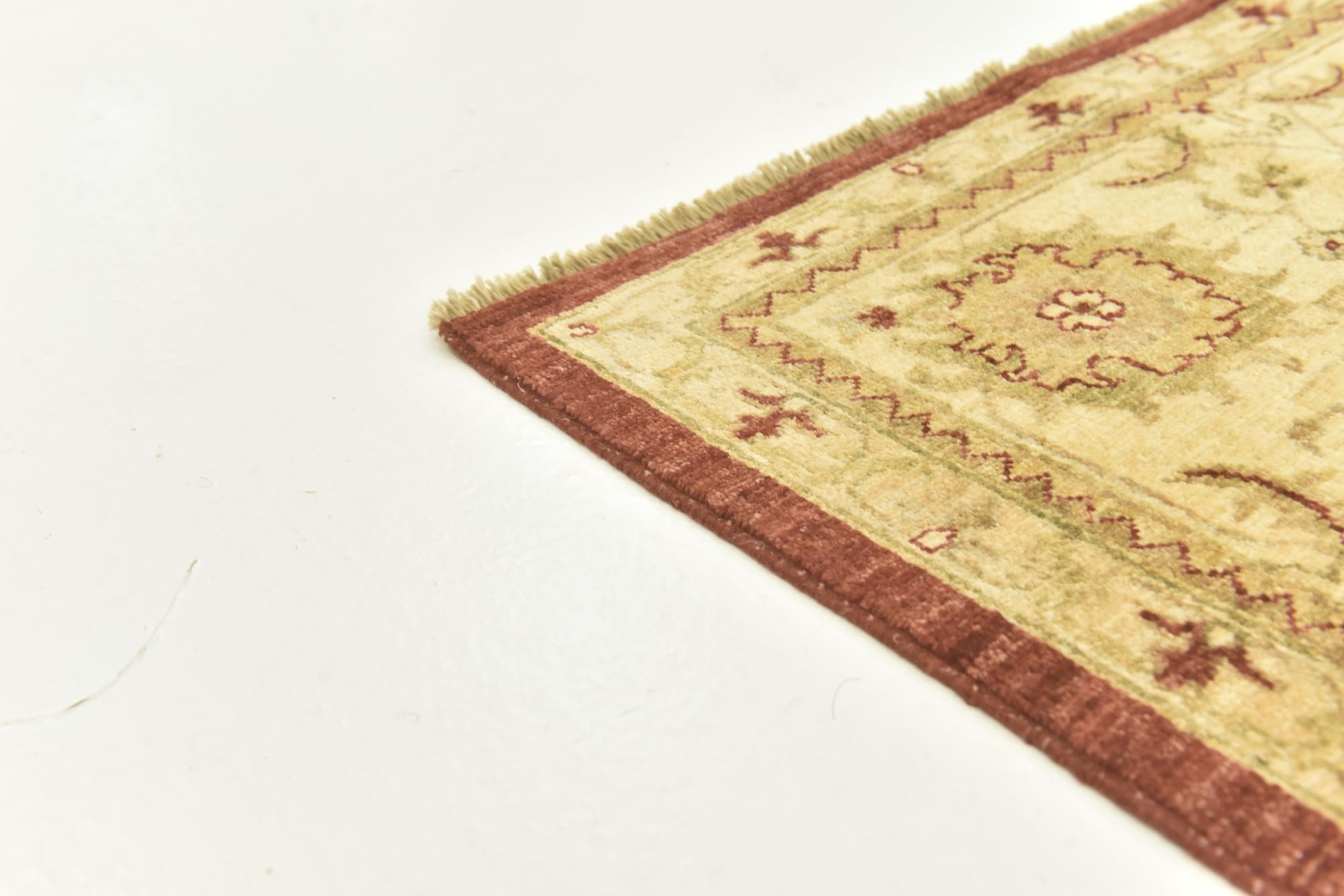 6' 10 x 8' 1 Hand Knotted Peshawar Ziegler Rug